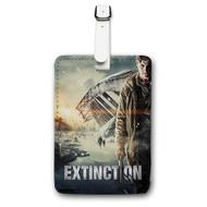 Onyourcases Extinction Custom Luggage Tags Personalized Name PU Leather Luggage Tag Brand With Strap Awesome Baggage Hanging Suitcase Top Bag Tags Name ID Labels Travel Bag Accessories