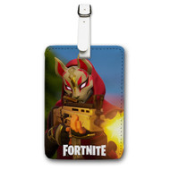 Onyourcases Fortnite 2 Custom Luggage Tags Personalized Name PU Leather Luggage Tag Brand With Strap Awesome Baggage Hanging Suitcase Top Bag Tags Name ID Labels Travel Bag Accessories