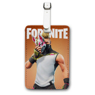 Onyourcases Fortnite Drift Skin Custom Luggage Tags Personalized Name PU Leather Luggage Tag Brand With Strap Awesome Baggage Hanging Suitcase Top Bag Tags Name ID Labels Travel Bag Accessories