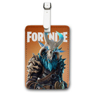 Onyourcases Fortnite Ragnarok Custom Luggage Tags Personalized Name PU Leather Luggage Tag Brand With Strap Awesome Baggage Hanging Suitcase Top Bag Tags Name ID Labels Travel Bag Accessories