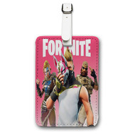 Onyourcases Fortnite Season 5 Custom Luggage Tags Personalized Name PU Leather Luggage Tag Brand With Strap Awesome Baggage Hanging Suitcase Top Bag Tags Name ID Labels Travel Bag Accessories