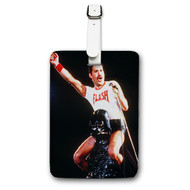 Onyourcases Freddie Mercury Darth Vader Custom Luggage Tags Personalized Name PU Leather Luggage Tag Brand With Strap Awesome Baggage Hanging Suitcase Top Bag Tags Name ID Labels Travel Bag Accessories