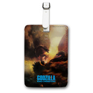 Onyourcases Godzilla King of the Monsters 2 Custom Luggage Tags Personalized Name PU Leather Luggage Tag Brand With Strap Awesome Baggage Hanging Suitcase Top Bag Tags Name ID Labels Travel Bag Accessories