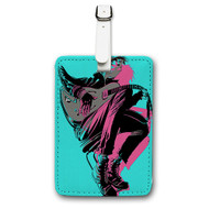 Onyourcases Gorillaz The Now Now Custom Luggage Tags Personalized Name PU Leather Luggage Tag Brand With Strap Awesome Baggage Hanging Suitcase Top Bag Tags Name ID Labels Travel Bag Accessories
