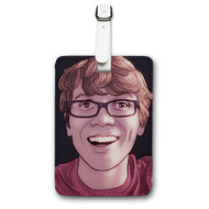 Onyourcases Hank Green Custom Luggage Tags Personalized Name PU Leather Luggage Tag Brand With Strap Awesome Baggage Hanging Suitcase Top Bag Tags Name ID Labels Travel Bag Accessories