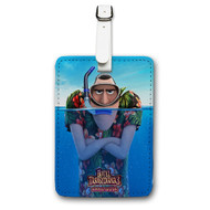 Onyourcases Hotel Transylvania 3 Summer Vacation Custom Luggage Tags Personalized Name PU Leather Luggage Tag Brand With Strap Awesome Baggage Hanging Suitcase Top Bag Tags Name ID Labels Travel Bag Accessories