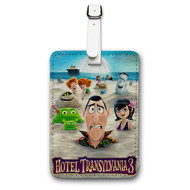Onyourcases Hotel Transylvania 3 Summer Vacation 3 Custom Luggage Tags Personalized Name PU Leather Luggage Tag Brand With Strap Awesome Baggage Hanging Suitcase Top Bag Tags Name ID Labels Travel Bag Accessories