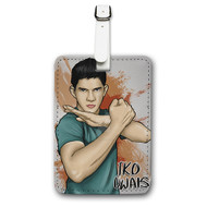 Onyourcases Iko Uwais Custom Luggage Tags Personalized Name PU Leather Luggage Tag Brand With Strap Awesome Baggage Hanging Suitcase Top Bag Tags Name ID Labels Travel Bag Accessories