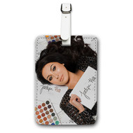 Onyourcases Jaclyn Hill Custom Luggage Tags Personalized Name PU Leather Luggage Tag Brand With Strap Awesome Baggage Hanging Suitcase Top Bag Tags Name ID Labels Travel Bag Accessories