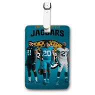 Onyourcases Jalen Ramsey Jacksonville Jaguars Custom Luggage Tags Personalized Name PU Leather Luggage Tag Brand With Strap Awesome Baggage Hanging Suitcase Top Bag Tags Name ID Labels Travel Bag Accessories