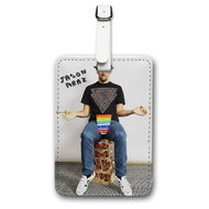 Onyourcases Jason Mraz Custom Luggage Tags Personalized Name PU Leather Luggage Tag Brand With Strap Awesome Baggage Hanging Suitcase Top Bag Tags Name ID Labels Travel Bag Accessories