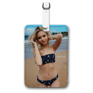 Onyourcases Jordyn Jones Custom Luggage Tags Personalized Name PU Leather Luggage Tag Brand With Strap Awesome Baggage Hanging Suitcase Top Bag Tags Name ID Labels Travel Bag Accessories