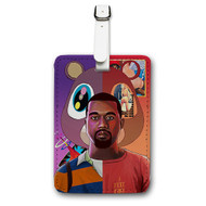 Onyourcases Kanye West I Fell Pablo Custom Luggage Tags Personalized Name PU Leather Luggage Tag Brand With Strap Awesome Baggage Hanging Suitcase Top Bag Tags Name ID Labels Travel Bag Accessories