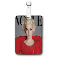 Onyourcases Katy Perry Custom Luggage Tags Personalized Name PU Leather Luggage Tag Brand With Strap Awesome Baggage Hanging Suitcase Top Bag Tags Name ID Labels Travel Bag Accessories