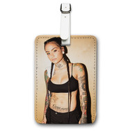 Onyourcases Kehlani Custom Luggage Tags Personalized Name PU Leather Luggage Tag Brand With Strap Awesome Baggage Hanging Suitcase Top Bag Tags Name ID Labels Travel Bag Accessories