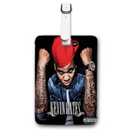 Onyourcases Kevin Gates Custom Luggage Tags Personalized Name PU Leather Luggage Tag Brand With Strap Awesome Baggage Hanging Suitcase Top Bag Tags Name ID Labels Travel Bag Accessories
