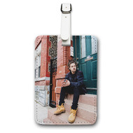 Onyourcases Kweku Collins Custom Luggage Tags Personalized Name PU Leather Luggage Tag Brand With Strap Awesome Baggage Hanging Suitcase Top Bag Tags Name ID Labels Travel Bag Accessories