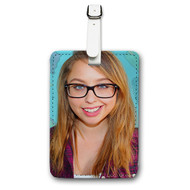 Onyourcases Laci Green Custom Luggage Tags Personalized Name PU Leather Luggage Tag Brand With Strap Awesome Baggage Hanging Suitcase Top Bag Tags Name ID Labels Travel Bag Accessories