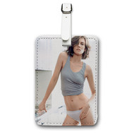 Onyourcases Lauren Cohan Custom Luggage Tags Personalized Name PU Leather Luggage Tag Brand With Strap Awesome Baggage Hanging Suitcase Top Bag Tags Name ID Labels Travel Bag Accessories
