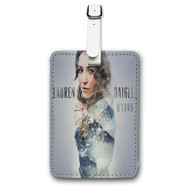 Onyourcases Lauren Daigle O Lord Custom Luggage Tags Personalized Name PU Leather Luggage Tag Brand With Strap Awesome Baggage Hanging Suitcase Top Bag Tags Name ID Labels Travel Bag Accessories