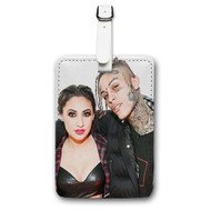 Onyourcases Lil Skies Francia Raisa Custom Luggage Tags Personalized Name PU Leather Luggage Tag Brand With Strap Awesome Baggage Hanging Suitcase Top Bag Tags Name ID Labels Travel Bag Accessories