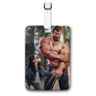 Onyourcases Logan Wolverine and Son Custom Luggage Tags Personalized Name PU Leather Luggage Tag Brand With Strap Awesome Baggage Hanging Suitcase Top Bag Tags Name ID Labels Travel Bag Accessories