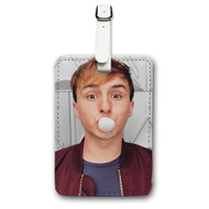 Onyourcases Lucas Cruikshank Custom Luggage Tags Personalized Name PU Leather Luggage Tag Brand With Strap Awesome Baggage Hanging Suitcase Top Bag Tags Name ID Labels Travel Bag Accessories