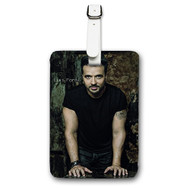 Onyourcases Luis Fonsi Custom Luggage Tags Personalized Name PU Leather Luggage Tag Brand With Strap Awesome Baggage Hanging Suitcase Top Bag Tags Name ID Labels Travel Bag Accessories