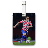 Onyourcases Luka Modric Custom Luggage Tags Personalized Name PU Leather Luggage Tag Brand With Strap Awesome Baggage Hanging Suitcase Top Bag Tags Name ID Labels Travel Bag Accessories