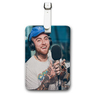 Onyourcases Mac Miller Custom Luggage Tags Personalized Name PU Leather Luggage Tag Brand With Strap Awesome Baggage Hanging Suitcase Top Bag Tags Name ID Labels Travel Bag Accessories