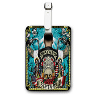 Onyourcases Mayans MC Custom Luggage Tags Personalized Name PU Leather Luggage Tag Brand With Strap Awesome Baggage Hanging Suitcase Top Bag Tags Name ID Labels Travel Bag Accessories