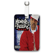 Onyourcases Memphis Bleek Custom Luggage Tags Personalized Name PU Leather Luggage Tag Brand With Strap Awesome Baggage Hanging Suitcase Top Bag Tags Name ID Labels Travel Bag Accessories