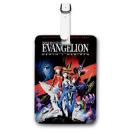 Onyourcases Neon Genesis Evangelion Custom Luggage Tags Personalized Name PU Leather Luggage Tag Brand With Strap Awesome Baggage Hanging Suitcase Top Bag Tags Name ID Labels Travel Bag Accessories