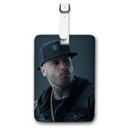 Onyourcases Nicky Jam Custom Luggage Tags Personalized Name PU Leather Luggage Tag Brand With Strap Awesome Baggage Hanging Suitcase Top Bag Tags Name ID Labels Travel Bag Accessories