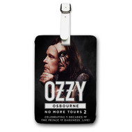 Onyourcases OZZY OSBOURNE No More Tours 2 Custom Luggage Tags Personalized Name PU Leather Luggage Tag Brand With Strap Awesome Baggage Hanging Suitcase Top Bag Tags Name ID Labels Travel Bag Accessories