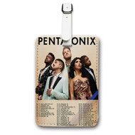 Onyourcases Pentatonix Custom Luggage Tags Personalized Name PU Leather Luggage Tag Brand With Strap Awesome Baggage Hanging Suitcase Top Bag Tags Name ID Labels Travel Bag Accessories
