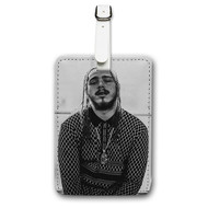 Onyourcases Post Malone Custom Luggage Tags Personalized Name PU Leather Luggage Tag Brand With Strap Awesome Baggage Hanging Suitcase Top Bag Tags Name ID Labels Travel Bag Accessories