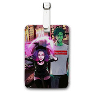 Onyourcases Raven and Beast Boy Custom Luggage Tags Personalized Name PU Leather Luggage Tag Brand With Strap Awesome Baggage Hanging Suitcase Top Bag Tags Name ID Labels Travel Bag Accessories
