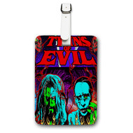 Onyourcases Rob Zombie and Marylin Manson Custom Luggage Tags Personalized Name PU Leather Luggage Tag Brand With Strap Awesome Baggage Hanging Suitcase Top Bag Tags Name ID Labels Travel Bag Accessories