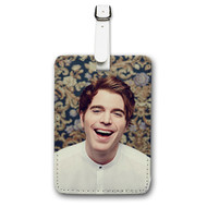 Onyourcases Shane Dawson Custom Luggage Tags Personalized Name PU Leather Luggage Tag Brand With Strap Awesome Baggage Hanging Suitcase Top Bag Tags Name ID Labels Travel Bag Accessories