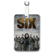 Onyourcases SIX Seal Team Six Custom Luggage Tags Personalized Name PU Leather Luggage Tag Brand With Strap Awesome Baggage Hanging Suitcase Top Bag Tags Name ID Labels Travel Bag Accessories