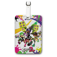 Onyourcases Splatoon 2 Custom Luggage Tags Personalized Name PU Leather Luggage Tag Brand With Strap Awesome Baggage Hanging Suitcase Top Bag Tags Name ID Labels Travel Bag Accessories