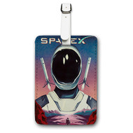 Onyourcases Starman Space X Custom Luggage Tags Personalized Name PU Leather Luggage Tag Brand With Strap Awesome Baggage Hanging Suitcase Top Bag Tags Name ID Labels Travel Bag Accessories