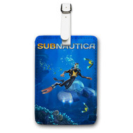 Onyourcases Subnautica Custom Luggage Tags Personalized Name PU Leather Luggage Tag Brand With Strap Awesome Baggage Hanging Suitcase Top Bag Tags Name ID Labels Travel Bag Accessories