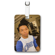 Onyourcases Swae Lee Custom Luggage Tags Personalized Name PU Leather Luggage Tag Brand With Strap Awesome Baggage Hanging Suitcase Top Bag Tags Name ID Labels Travel Bag Accessories