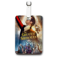 Onyourcases The Greatest Showman Custom Luggage Tags Personalized Name PU Leather Luggage Tag Brand With Strap Awesome Baggage Hanging Suitcase Top Bag Tags Name ID Labels Travel Bag Accessories