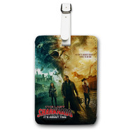 Onyourcases The Last Sharknado It s About Time Custom Luggage Tags Personalized Name PU Leather Luggage Tag Brand With Strap Awesome Baggage Hanging Suitcase Top Bag Tags Name ID Labels Travel Bag Accessories
