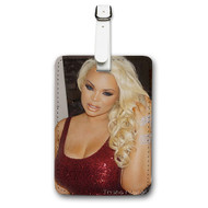 Onyourcases Trisha Paytas Custom Luggage Tags Personalized Name PU Leather Luggage Tag Brand With Strap Awesome Baggage Hanging Suitcase Top Bag Tags Name ID Labels Travel Bag Accessories