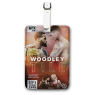Onyourcases UFC 228 Custom Luggage Tags Personalized Name PU Leather Luggage Tag Brand With Strap Awesome Baggage Hanging Suitcase Top Bag Tags Name ID Labels Travel Bag Accessories