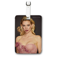 Onyourcases Vanessa Kirby Custom Luggage Tags Personalized Name PU Leather Luggage Tag Brand With Strap Awesome Baggage Hanging Suitcase Top Bag Tags Name ID Labels Travel Bag Accessories